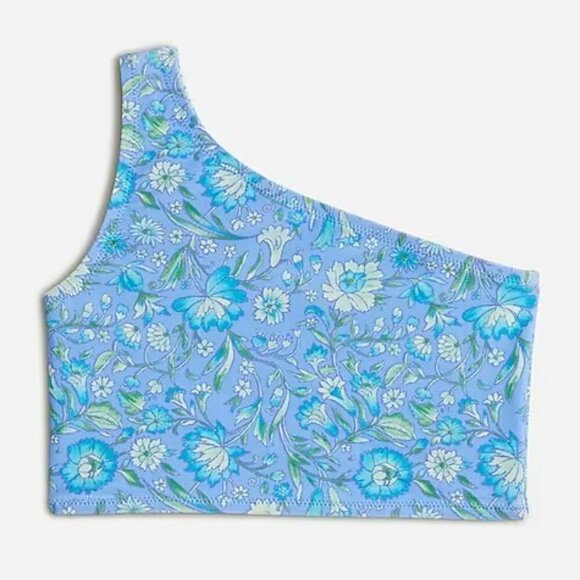 J. Crew Other - NWT - J. Crew Girls' One-shoulder Swimsuit Top With UPF 50+
